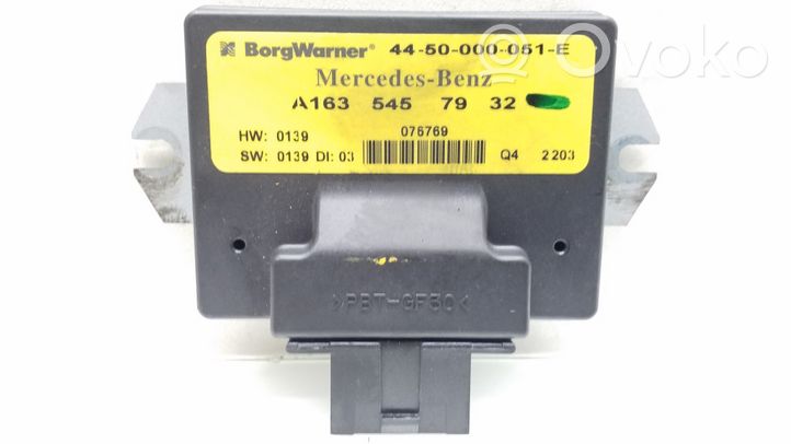 Mercedes-Benz ML W163 Other control units/modules A1635457932