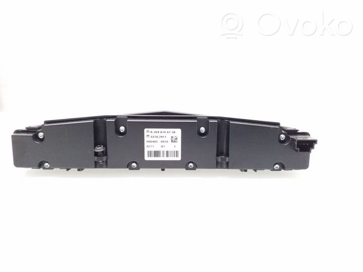 Mercedes-Benz C W204 Interruttore riscaldamento sedile A2048706158