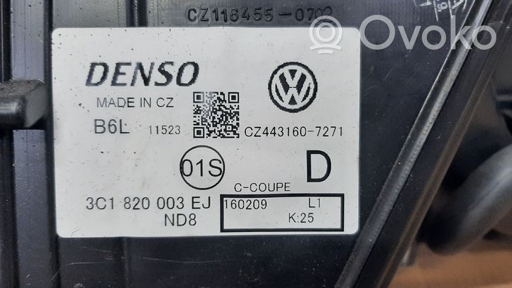 Volkswagen PASSAT CC Sisälämmityksen ilmastoinnin korin kokoonpano 3C820003EJ