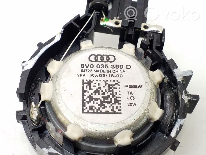 Audi A3 S3 8V Altoparlante ad alta frequenza portiere posteriori 8V0035399D