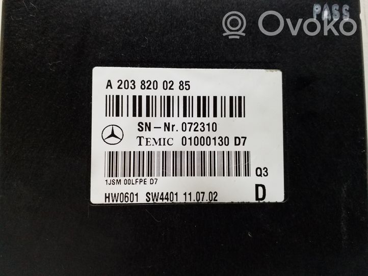 Mercedes-Benz S W220 Inne komputery / moduły / sterowniki A2038200285