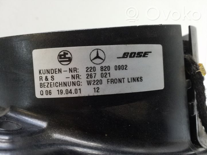 Mercedes-Benz S W220 Garsiakalbis (-iai) priekinėse duryse 2208200902
