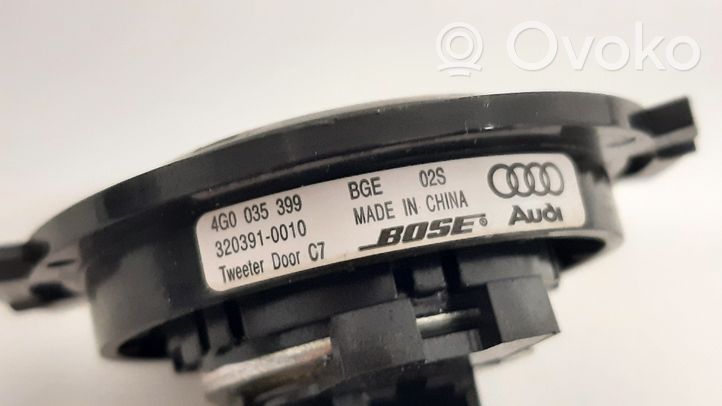 Audi A6 S6 C7 4G Altoparlante ad alta frequenza portiere posteriori 4G0035399