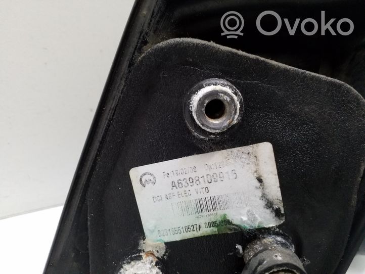 Mercedes-Benz Vito Viano W639 Etuoven sähköinen sivupeili A6398109916