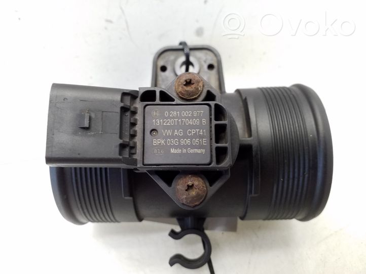 Volkswagen Transporter - Caravelle T5 Mass air flow meter 7E0145958A