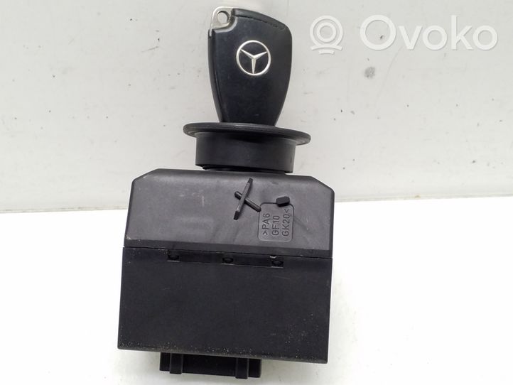 Mercedes-Benz CLK A209 C209 Kit centralina motore ECU e serratura A6121537779