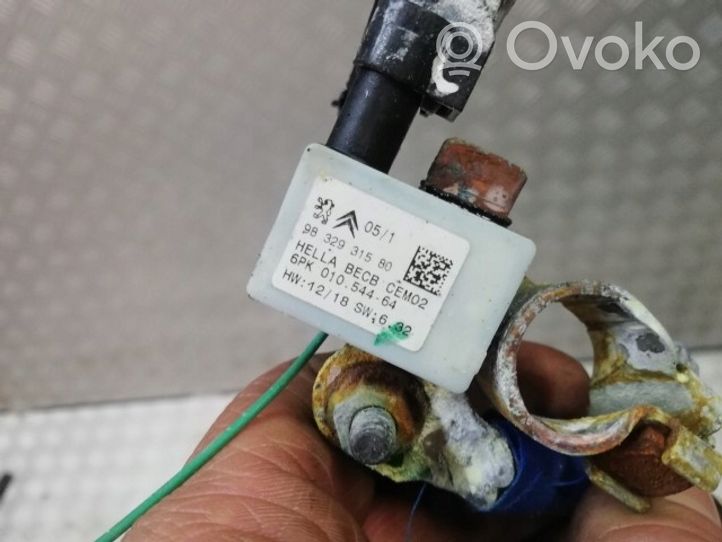 Opel Mokka X Câble négatif masse batterie 9832931580