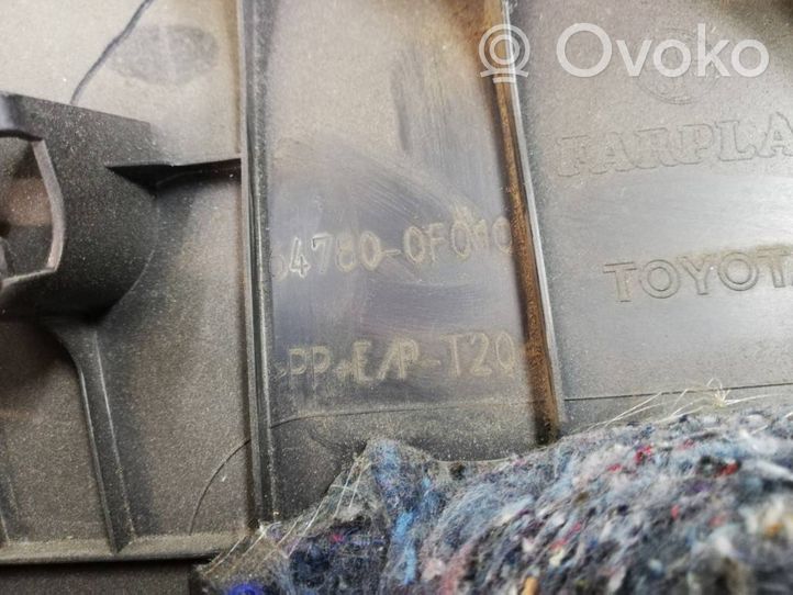 Toyota Verso Rivestimento pannello inferiore del bagagliaio/baule 64780-0F010
