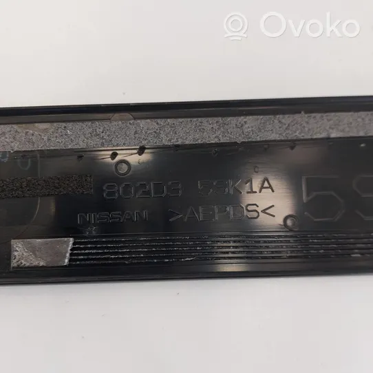 Nissan Leaf II (ZE1) Etuoven lasin muotolista 802D35SK1A