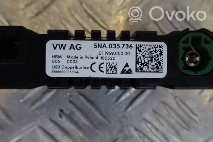 Audi A6 S6 C7 4G USB socket connector 5NA035736