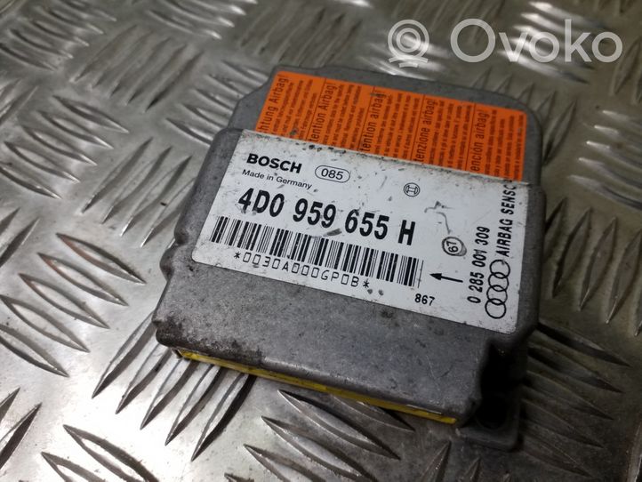 Audi A8 S8 D2 4D Module de contrôle airbag 4D0959655H