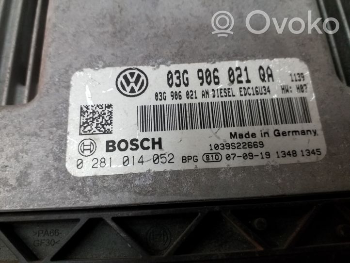 Volkswagen Golf V Komputer / Sterownik ECU silnika 03G906021QA