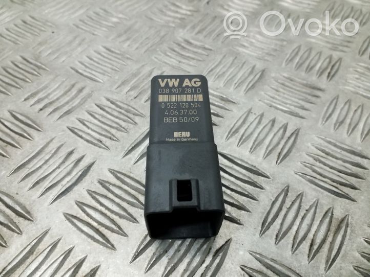 Volkswagen Tiguan Przekaźnik / Modul układu ogrzewania wstępnego 038907281D