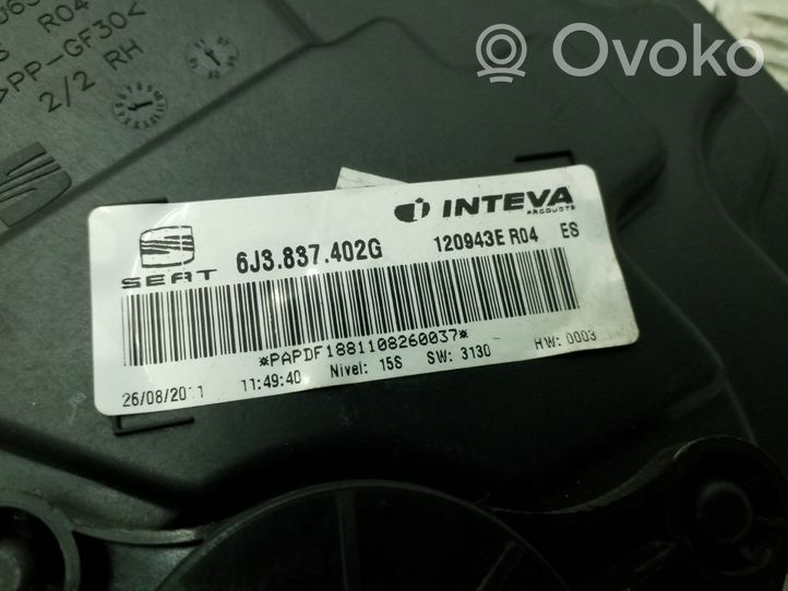 Seat Ibiza IV (6J,6P) Priekinis el. lango pakėlimo mechanizmas be varikliuko 6J3837402