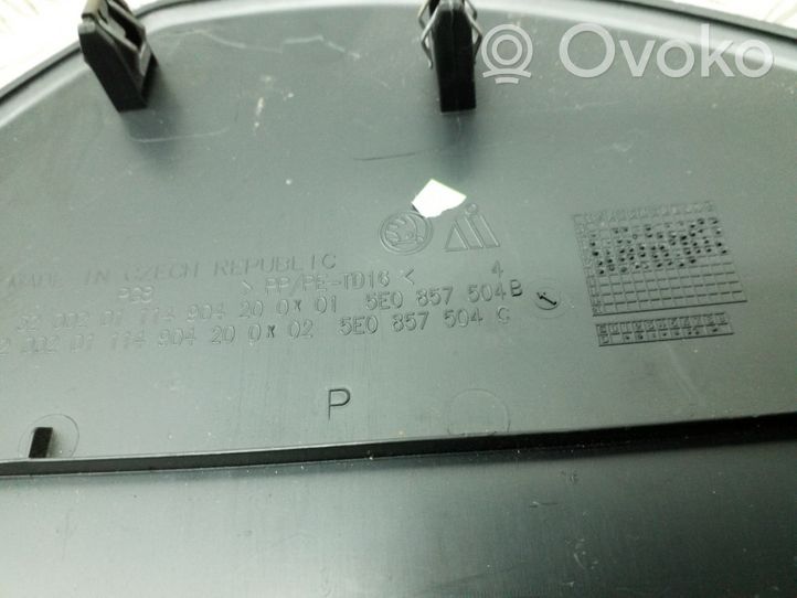 Skoda Octavia Mk3 (5E) Boczny element deski rozdzielczej 5E0857504B