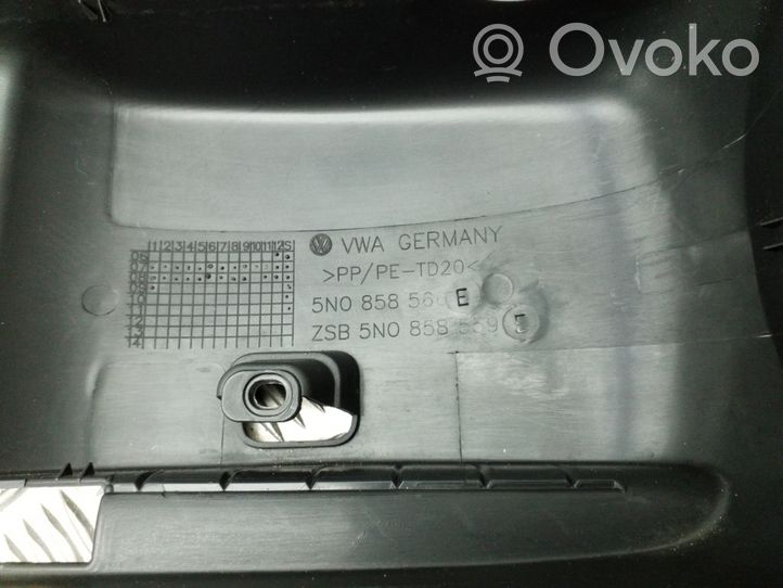Volkswagen Tiguan Ohjauspyörän pylvään verhoilu 5N0858566E