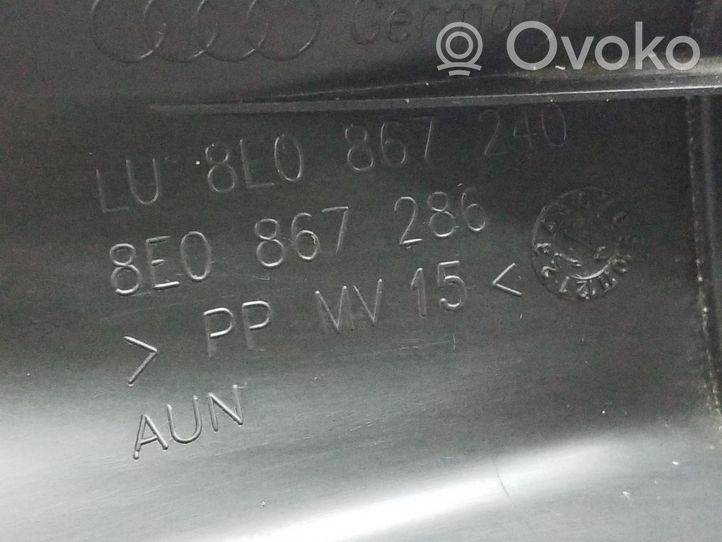 Audi A4 S4 B7 8E 8H Rivestimento montante (B) (fondo) 8E0867240