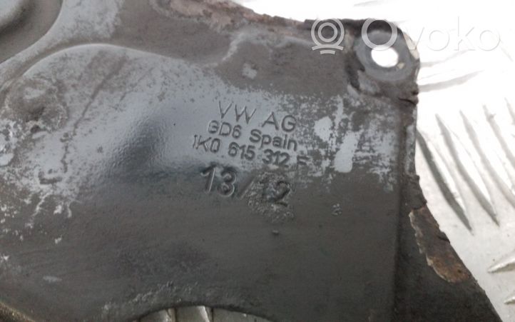 Volkswagen Sharan Front brake disc dust cover plate 1K0615312F