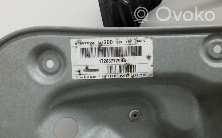 Volkswagen Touran II Mécanisme de lève-vitre avant sans moteur 1T2837729BA