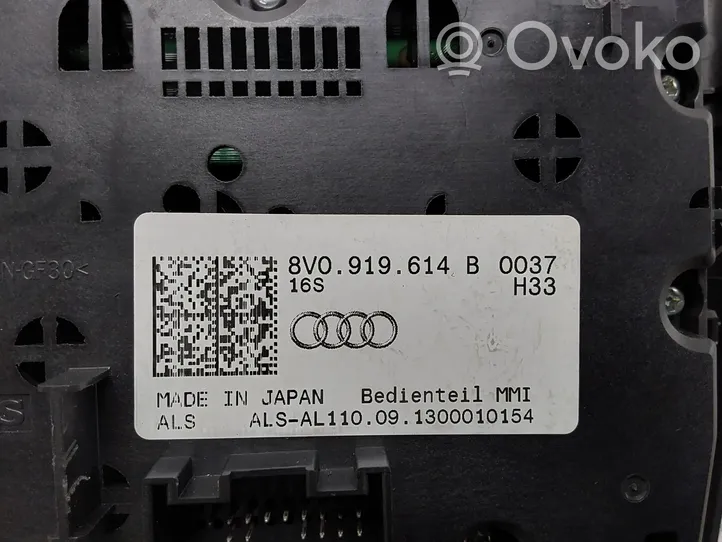 Audi A3 S3 8V Pääyksikkö multimedian ohjaus 8V0919614B