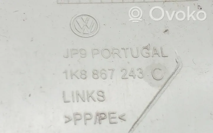 Volkswagen Scirocco Osłona górna słupka / B 1K8867243C