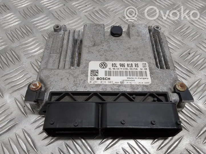 Skoda Superb B6 (3T) Komputer / Sterownik ECU silnika 03L906018RS