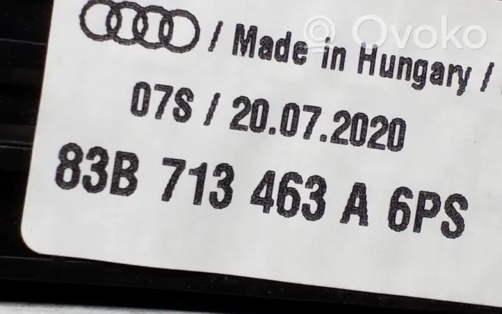 Audi Q3 F3 Vaihteenvalitsimen kehys verhoilu muovia 83B713463A