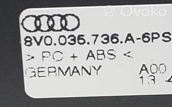 Audi A3 S3 8V USB-pistokeliitin 8V0035736A