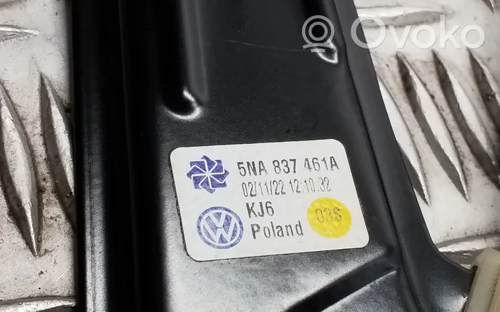 Volkswagen Tiguan Etuikkunan nostomekanismi ilman moottoria 5NA837461A