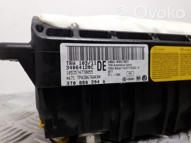 Skoda Yeti (5L) Airbag de passager 3T0880204A