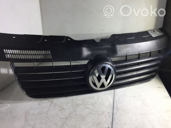 Volkswagen Transporter - Caravelle T5 Grille calandre supérieure de pare-chocs avant 7H080710175