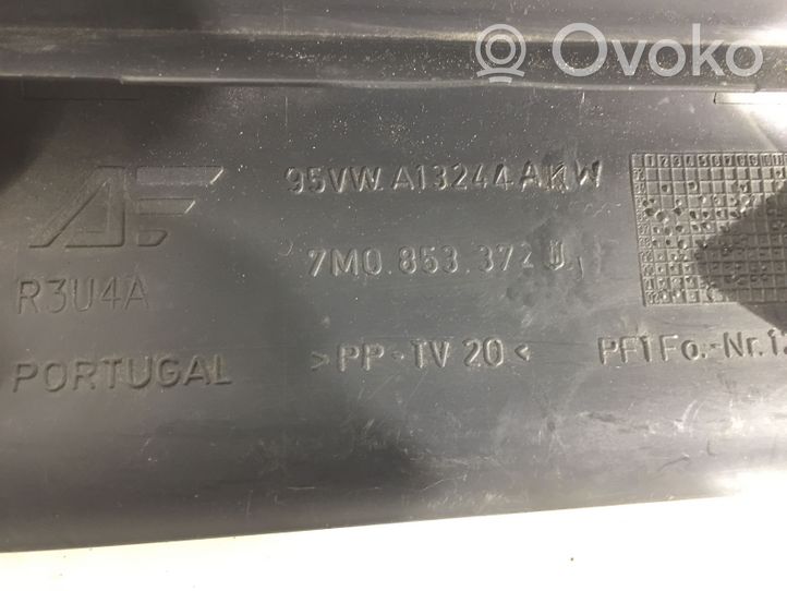 Volkswagen Sharan Galinio slenksčio apdaila (vidinė) 7M0853372J