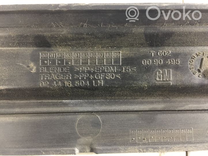 Opel Zafira A Takaoven lista (muoto) 0090495