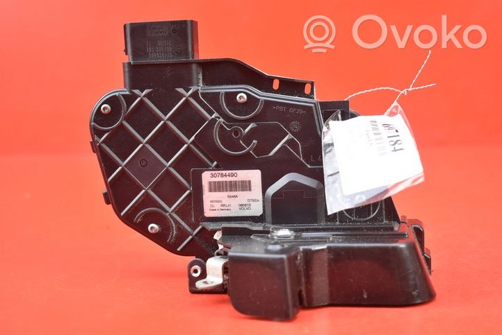 Volvo S80 Serrure de porte arrière 30784490