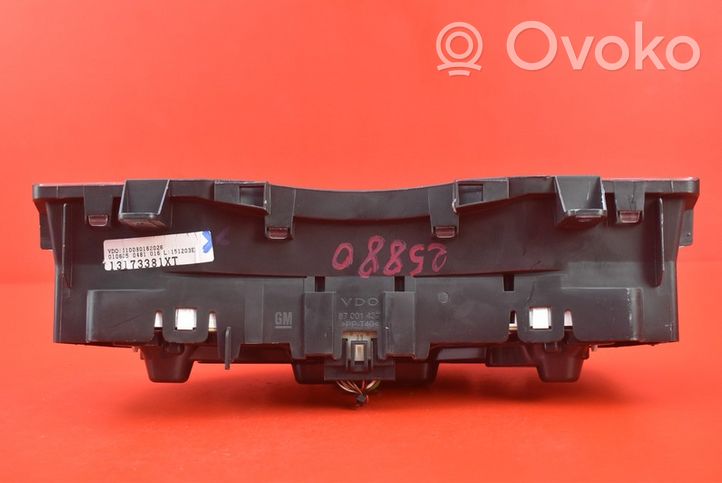 Opel Meriva A Compteur de vitesse tableau de bord 88311302