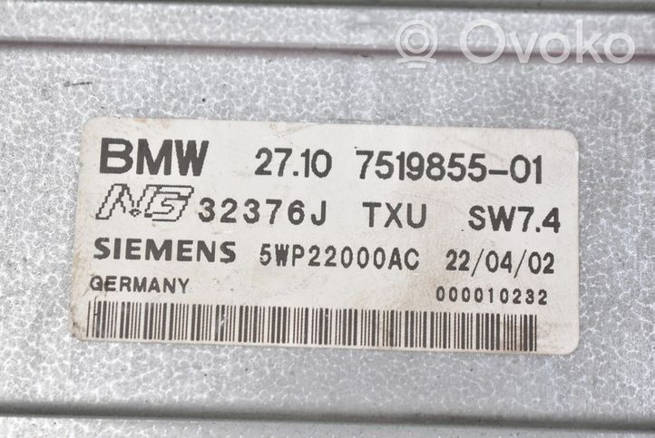 Land Rover Range Rover L322 Module de contrôle de boîte de vitesses ECU 7519855