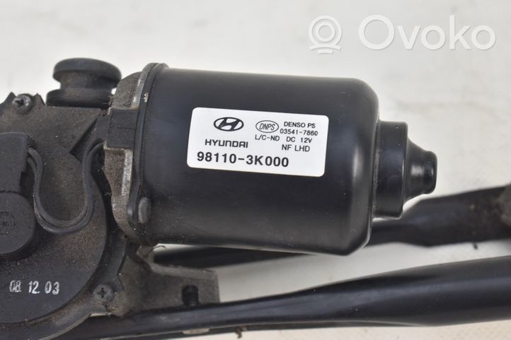 Hyundai Sonata Front wiper linkage and motor 