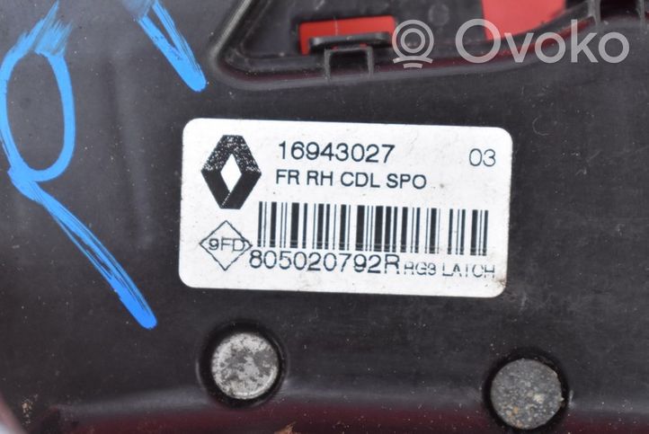 Renault Talisman Etuoven lukko 805020792R