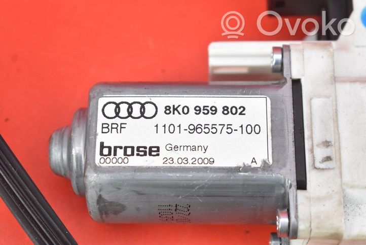 Audi Q5 SQ5 Priekinio el. lango pakėlimo mechanizmo komplektas 8K0959802