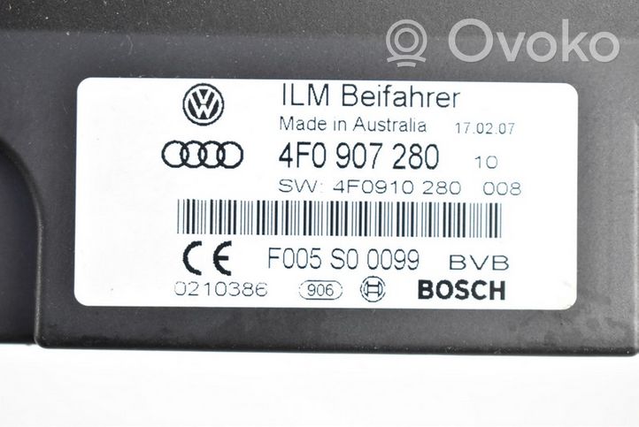 Audi A6 Allroad C6 Boîte à fusibles relais 4F0907280