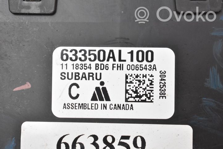 Subaru Outback (BS) Boîte à fusibles relais 63350AL100