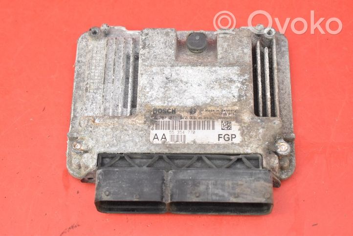 Saab 9-3 Ver2 Unité de commande, module ECU de moteur 55354770