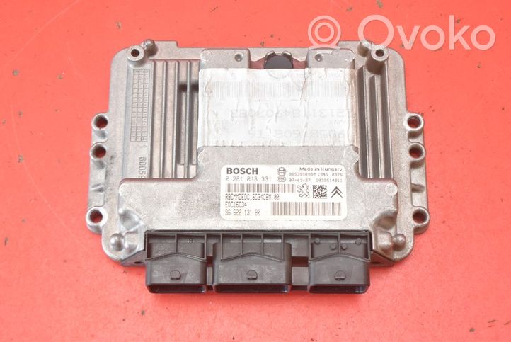 Peugeot 307 Unité de commande, module ECU de moteur 9662213180