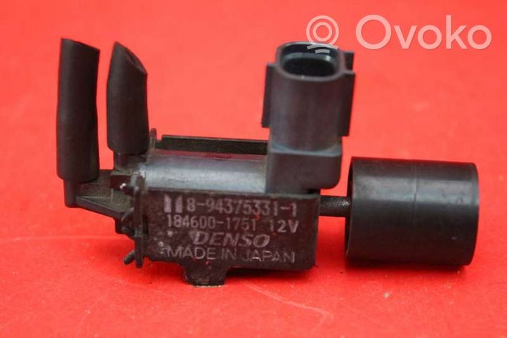 Renault Vel Satis Vacuum valve 8943753311