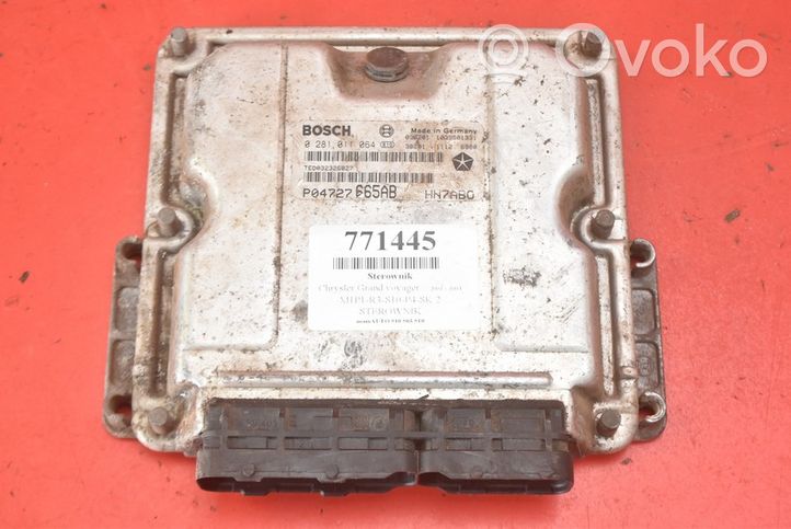 Chrysler Grand Voyager IV Unité de commande, module ECU de moteur P04727665AB