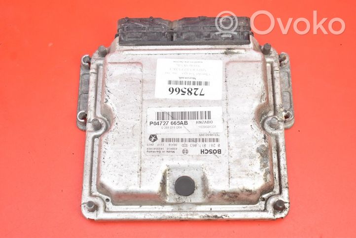 Chrysler Grand Voyager IV Unité de commande, module ECU de moteur P04727665AB