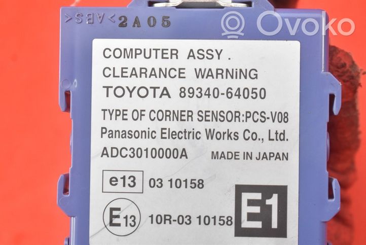 Toyota Verso Centralina/modulo motore ECU 89340-64050