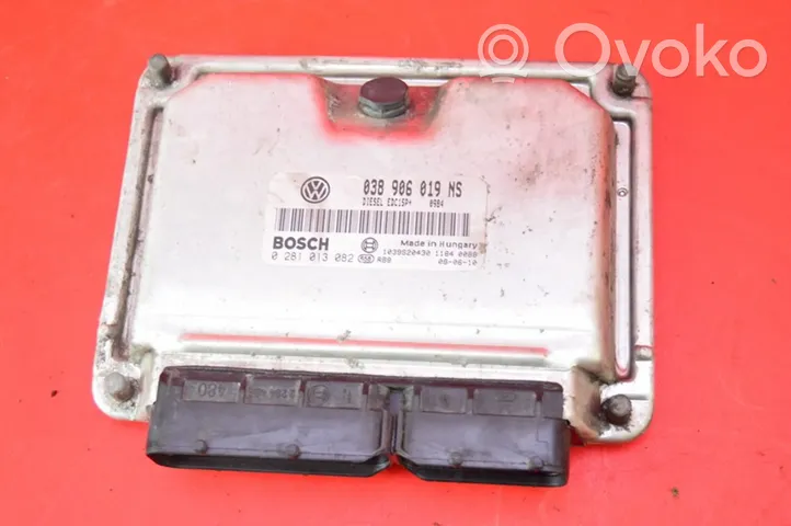 Skoda Fabia Mk2 (5J) Komputer / Sterownik ECU silnika 038906019NS