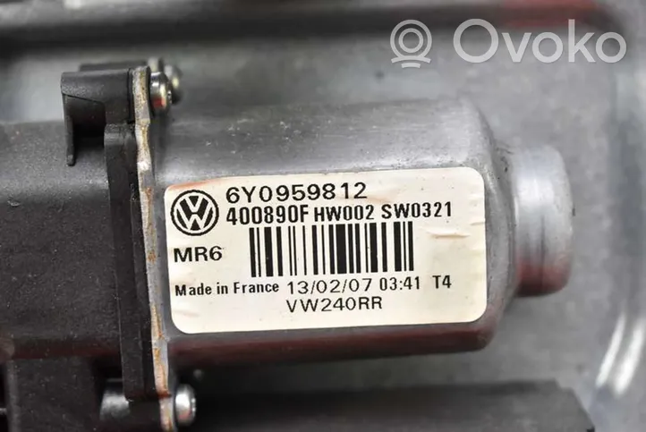 Volkswagen Polo IV 9N3 El. Lango pakėlimo mechanizmo komplektas 6Y0959812