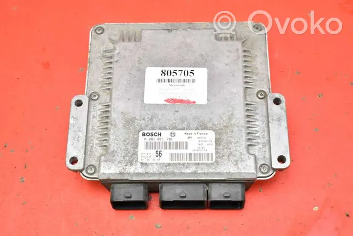 Peugeot 607 Unité de commande, module ECU de moteur 9659016680